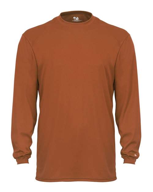 Badger 4104 Unisex B-Core Long Sleeve T-Shirt - Texas Orange