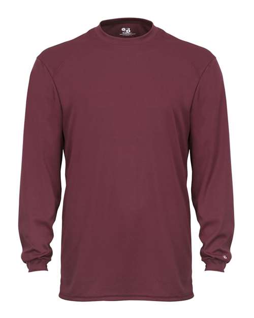 Badger 4104 Unisex B-Core Long Sleeve T-Shirt - Cardinal