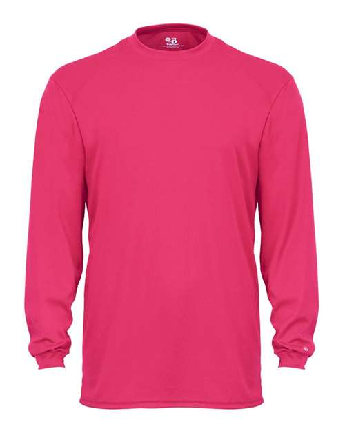 Load image into Gallery viewer, Badger 4104 Unisex B-Core Long Sleeve T-Shirt - Hot Pink
