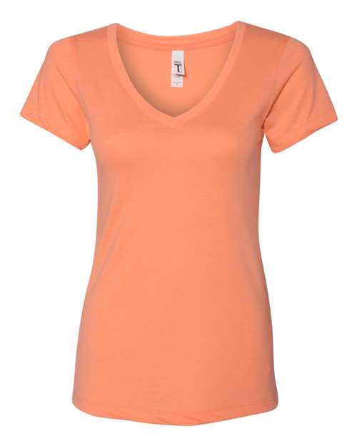 Women's Ideal V-Neck T-Shirt - Light Orange