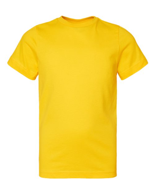 LAT 6101 Youth Fine Jersey Tee - Yellow