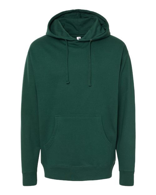 Load image into Gallery viewer, Unisex Midweight Hooded Sweatshirt - Forest Green
