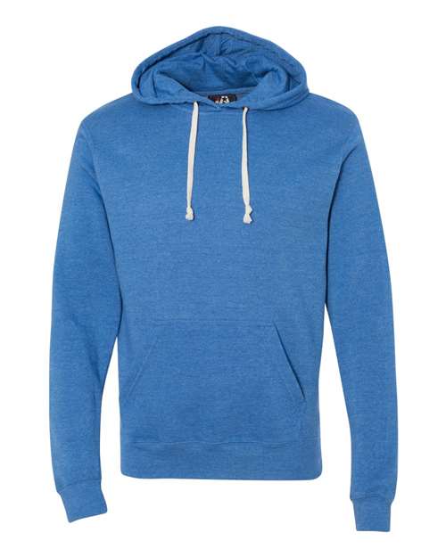 J. America 8871 Men's Triblend Fleece Hooded Sweatshirt - Cool Royal Triblend
