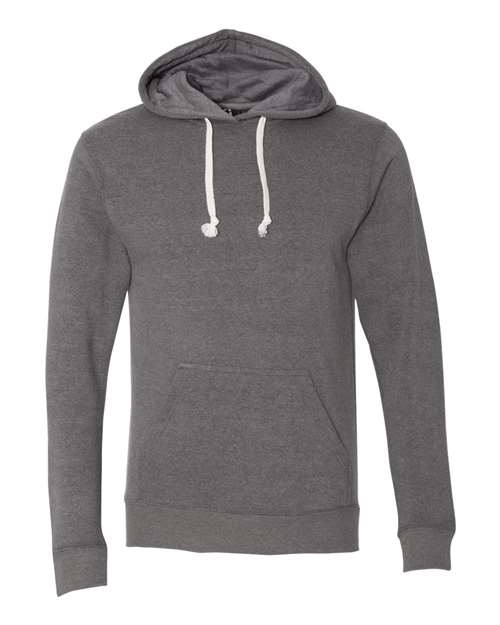 Load image into Gallery viewer, J. America 8871 Men's Triblend Fleece Hooded Sweatshirt - Smoke Triblend
