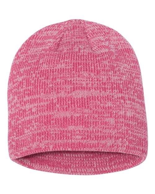 Sportsman SP03 8" Marled Beanie - Pink/ Dark Pink