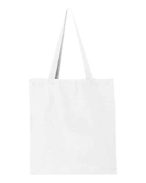 Q-Tees Q125300 14L Shopping Bag - White