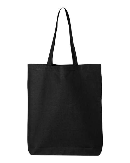 Load image into Gallery viewer, Q-Tees QTBG 12L Economical Tote - Black
