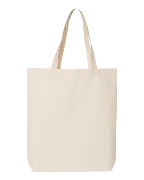 Q-Tees QTBG 12L Economical Tote - Natural