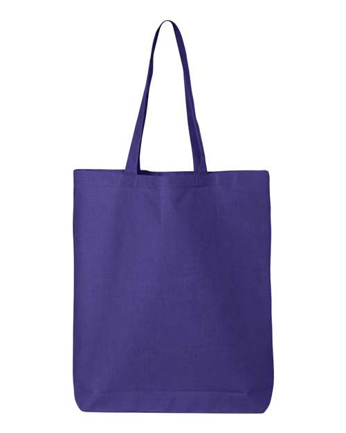 Load image into Gallery viewer, Q-Tees QTBG 12L Economical Tote - Purple

