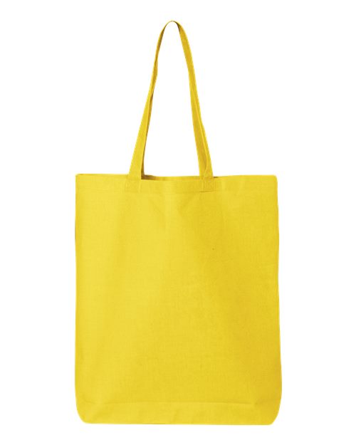 Load image into Gallery viewer, Q-Tees QTBG 12L Economical Tote - Yellow
