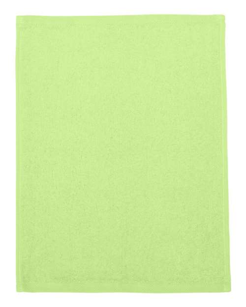 Q-Tees T600 Hemmed Fingertip Towel - Lime