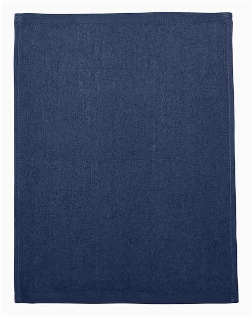 Q-Tees T600 Hemmed Fingertip Towel - Navy