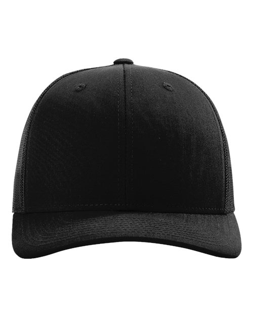 Load image into Gallery viewer, Richardson 112 Snapback Trucker Cap - Black
