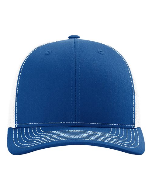 Load image into Gallery viewer, Richardson 112 Snapback Trucker Cap - Royal/ White

