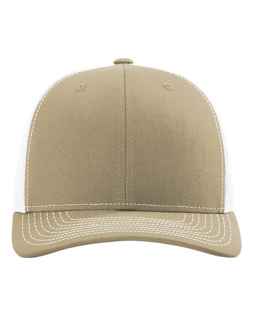 Load image into Gallery viewer, Richardson 112 Snapback Trucker Cap - Khaki/ White
