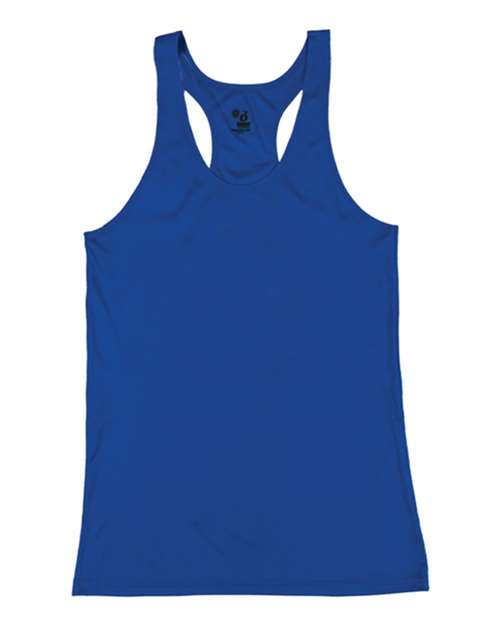 Load image into Gallery viewer, Badger 2166 Girls’ B-Core Racerback Tank Top - Royal
