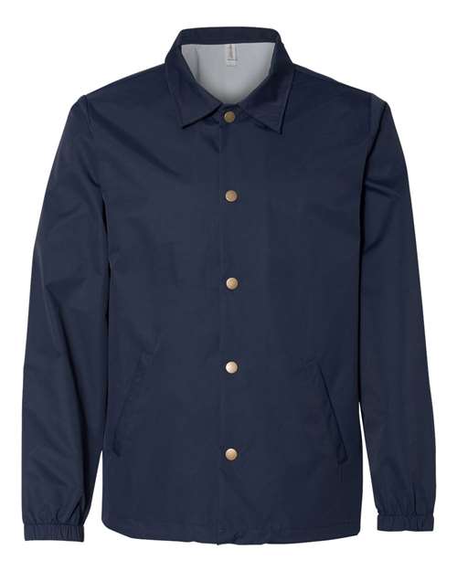Load image into Gallery viewer, Independent Trading Co. EXP99CNB Men's Water-Resistant Windbreaker Coach’s Jacket - Classic Navy
