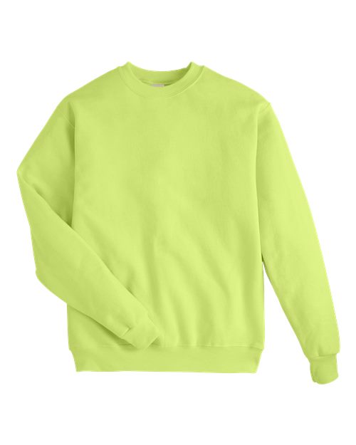 Load image into Gallery viewer, Unisex EcoSmart® Crewneck Sweatshirt - Safety Green

