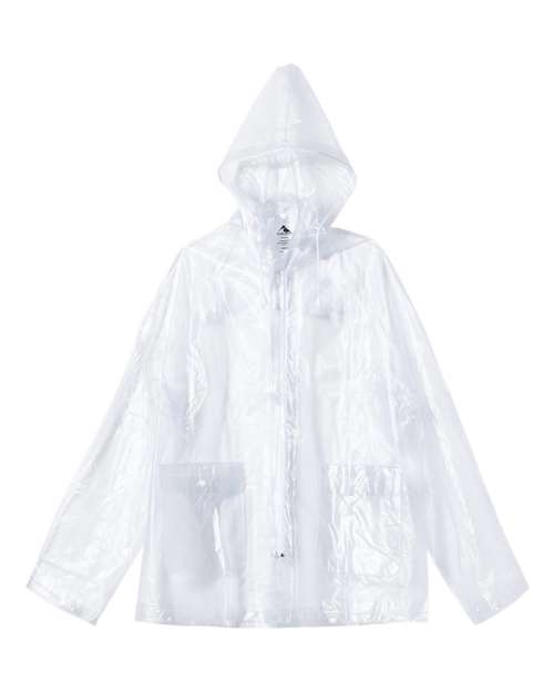 Augusta Sportswear 3160 Men's Clear Hooded Rain Jacket - Clear