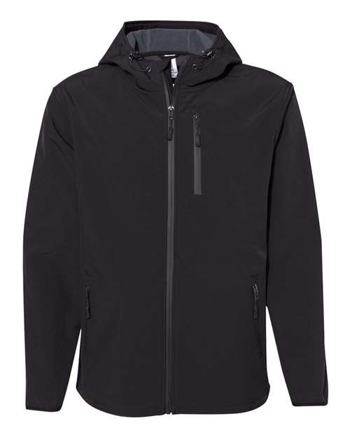 Load image into Gallery viewer, Independent Trading Co. EXP35SSZ Men's Poly-Tech Soft Shell Jacket - Black

