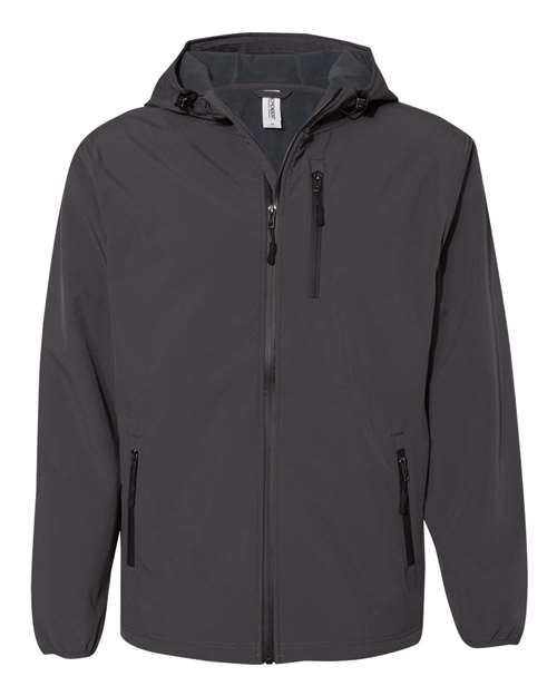 Independent Trading Co. EXP35SSZ Men's Poly-Tech Soft Shell Jacket - Graphite