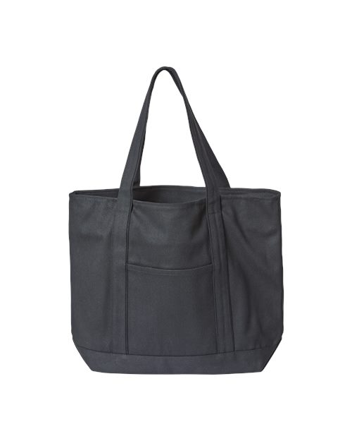 Load image into Gallery viewer, XL Zippered Cotton Canvas Resort Tote
