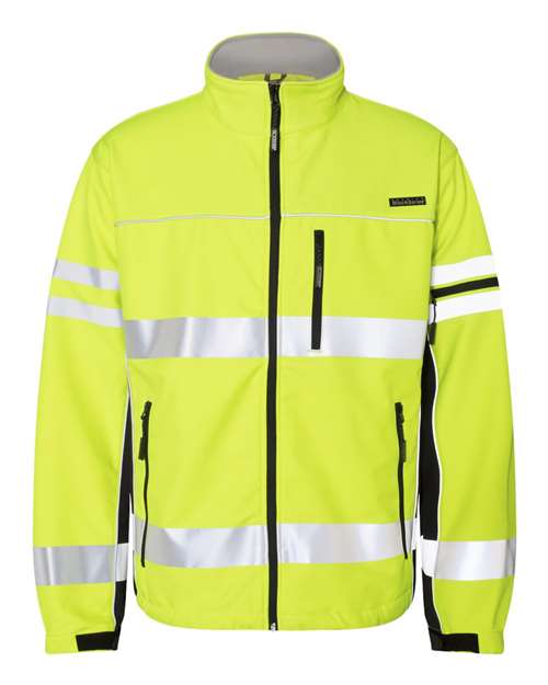 Kishigo JS137-138 Unisex Premium Black Series® Class 3 Soft Shell Jacket - Lime