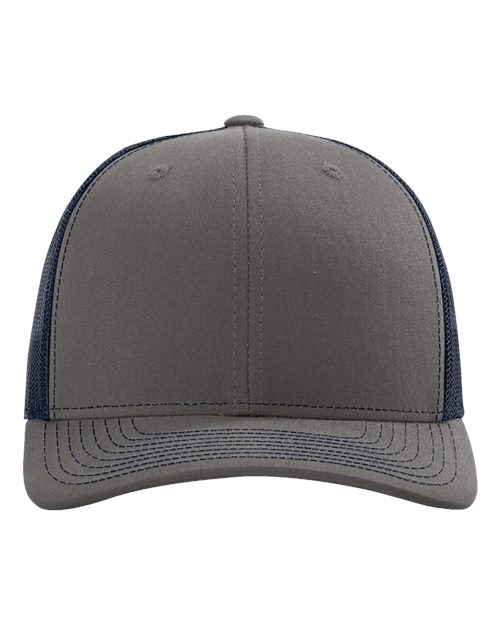 Load image into Gallery viewer, Richardson 112 Snapback Trucker Cap - Charcoal/ Navy
