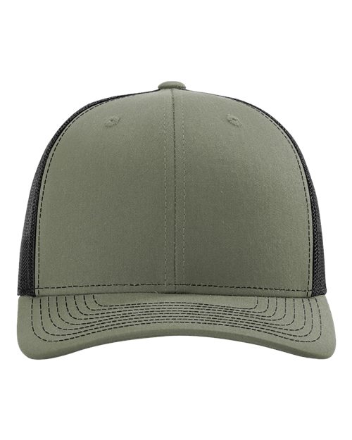 Richardson 112 Snapback Trucker Cap - Loden/ Black