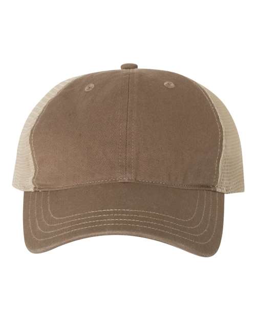 Load image into Gallery viewer, Richardson 111 Garment-Washed Trucker Cap - Driftwood/ Khaki
