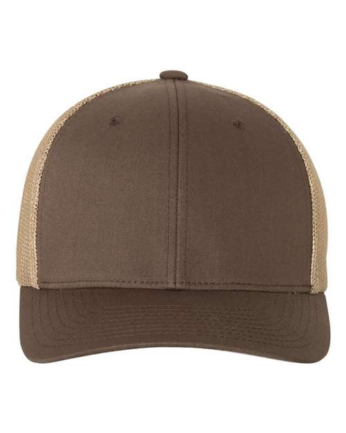 Flexfit 6511 Trucker Cap - Brown/ Khaki