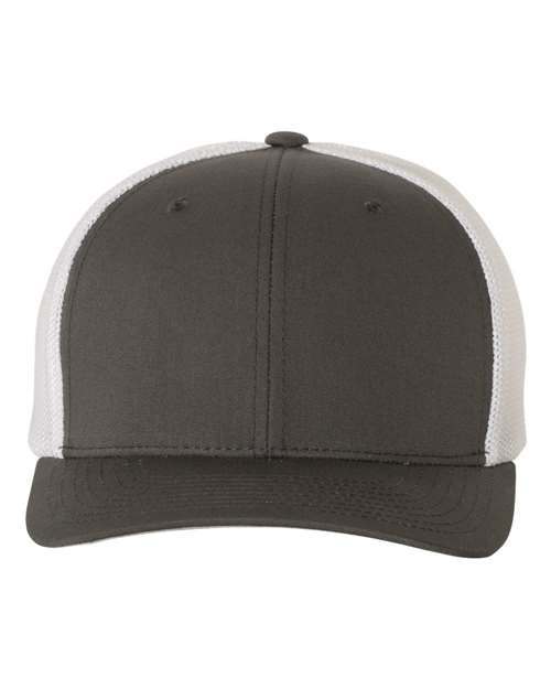 Flexfit 6511 Trucker Cap - Charcoal/ White