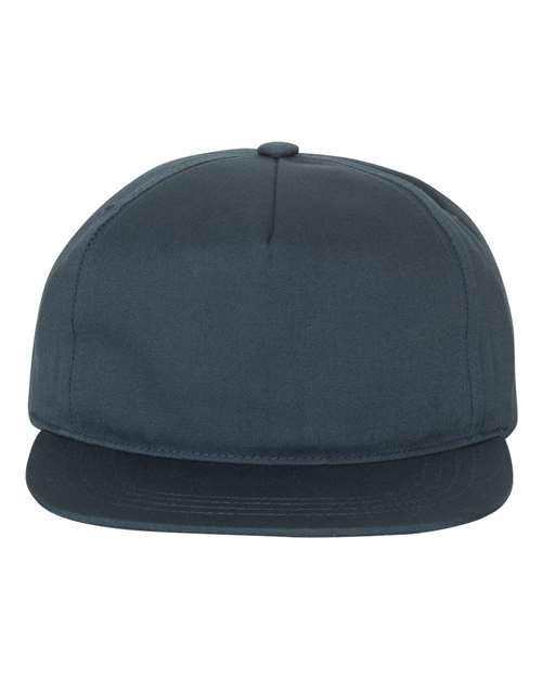 Load image into Gallery viewer, YP Classics 6502 Lightly-Structured Five-Panel Snapback Cap - Navy
