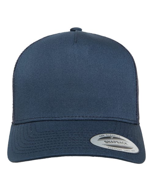 Load image into Gallery viewer, YP Classics 6506 Five-Panel Retro Trucker Cap - Navy
