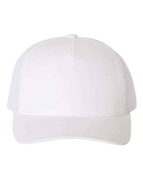 Load image into Gallery viewer, YP Classics 6506 Five-Panel Retro Trucker Cap - White

