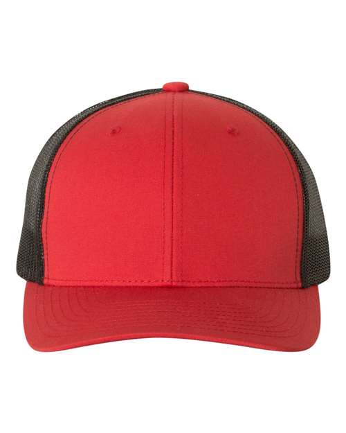 Load image into Gallery viewer, YP Classics 6606 Retro Trucker Cap - Red/ Black
