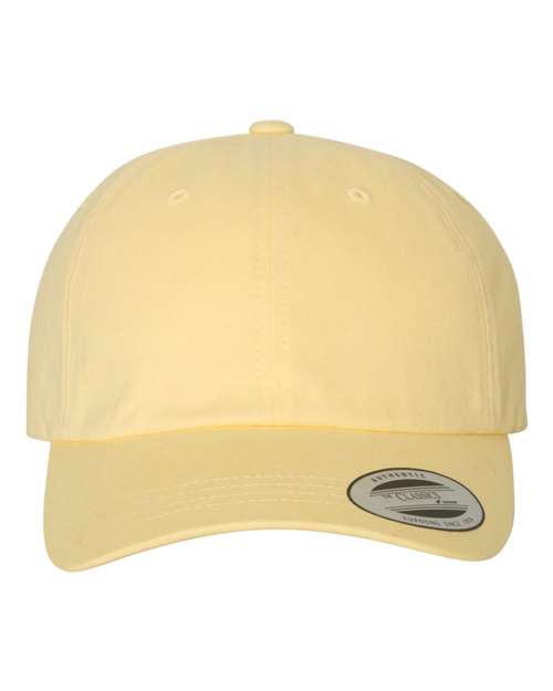 YP Classics 6245PT Peached Cotton Twill Dad Hat - Yellow