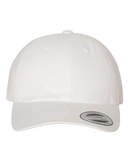 Load image into Gallery viewer, YP Classics 6245PT Peached Cotton Twill Dad Hat - White
