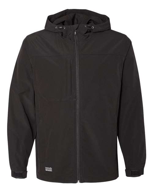 DRI DUCK 5310 Men's Apex Soft Shell Hooded Jacket - Black