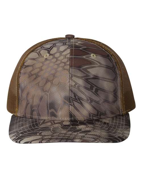 Load image into Gallery viewer, Richardson 112P Printed Trucker Cap - Kryptek Highlander - Buck
