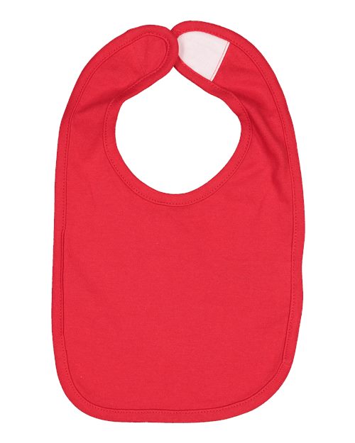 Rabbit Skins 1005 Infant Premium Jersey Bib - Red