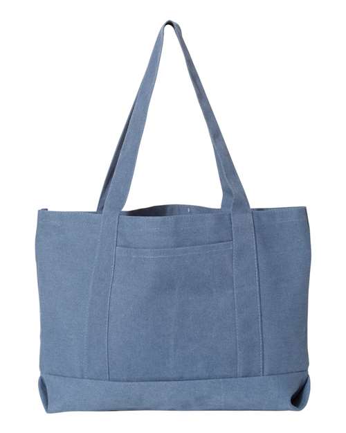 Load image into Gallery viewer, Seaside Cotton Pigment Dyed Resort Tote
