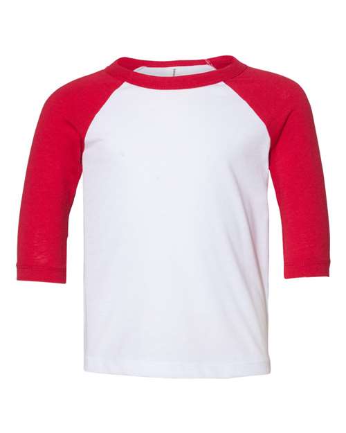 Load image into Gallery viewer, Toddler Three-Quarter Sleeve Baseball Tee
