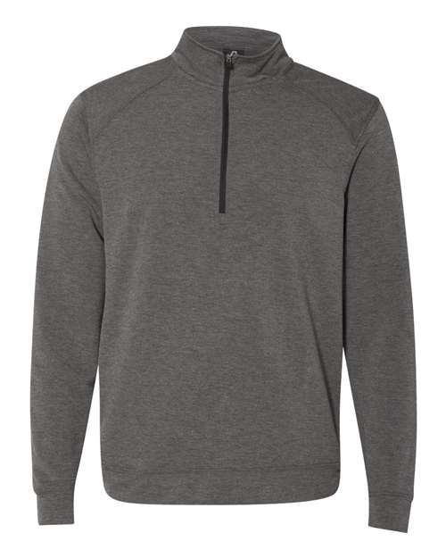 Load image into Gallery viewer, J. America 8434 Men's Omega Stretch Quarter-Zip Pullover - Charcoal Triblend
