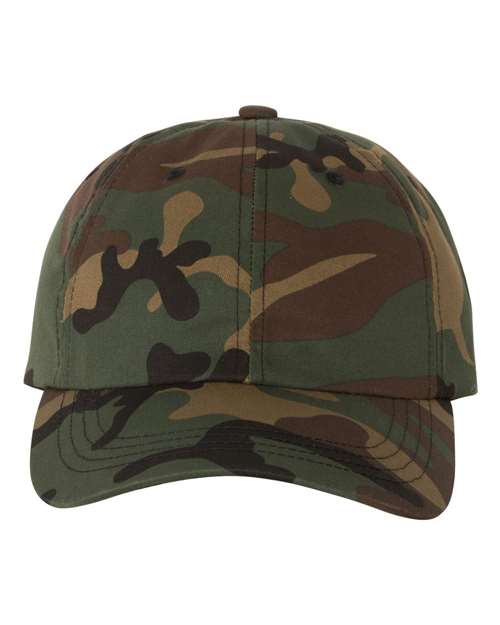 YP Classics 6245CM Classic Dad Hat - Green Camo