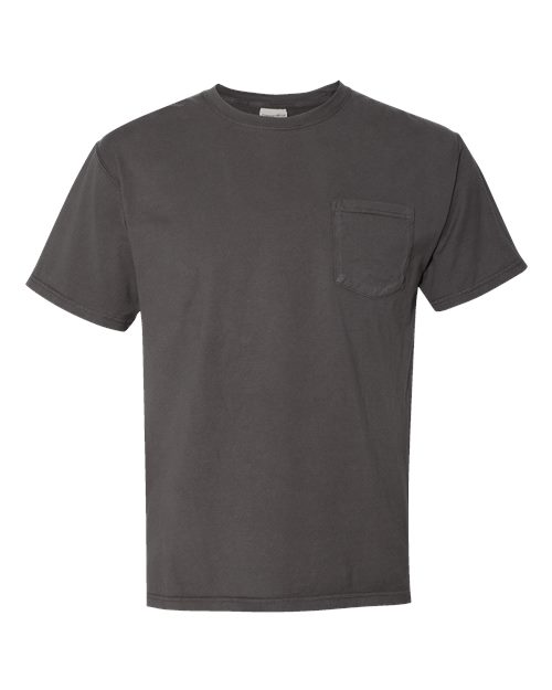 Load image into Gallery viewer, Unisex Garment-Dyed Pocket T-Shirt - New Railroad Grey
