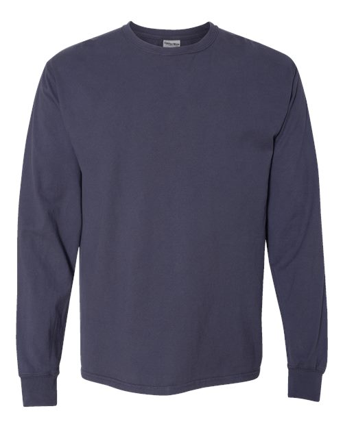 Load image into Gallery viewer, Unisex Garment-Dyed Long Sleeve T-Shirt - Anchor Slate
