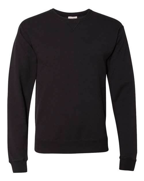 Load image into Gallery viewer, Unisex Garment-Dyed Crewneck Sweatshirt - Black
