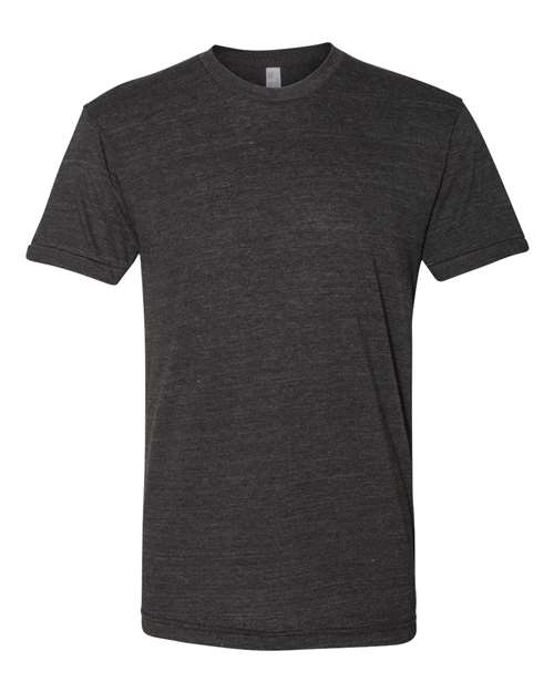 Unisex USA-Made Triblend Track Tee - Tri-Black