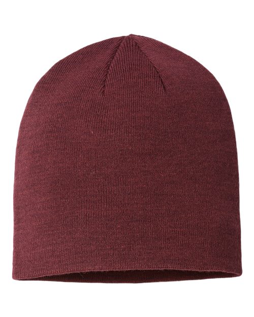 Atlantis Headwear HOLLY Sustainable Beanie - Burgundy Melange